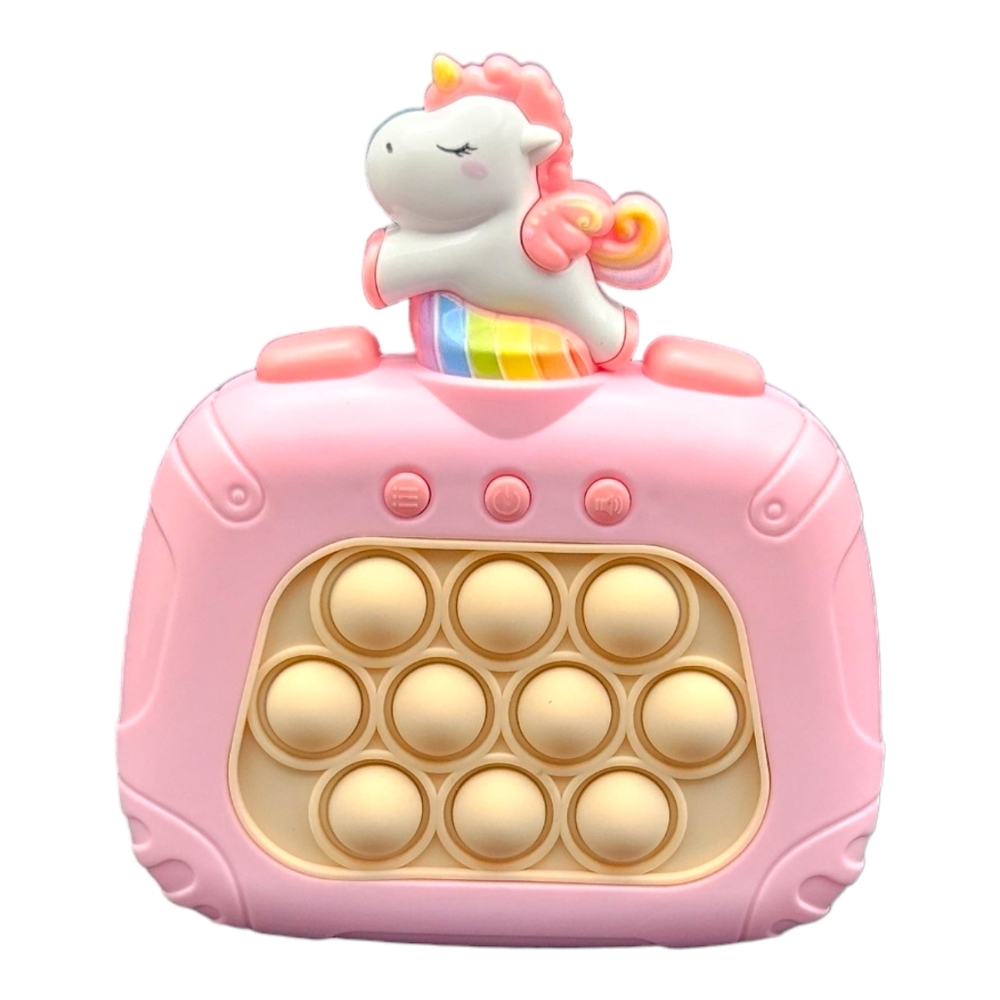 2 Unicorn Quick Push Light Up Pop It Bubble Handheld Puzzle Games Fidget Toy - Picture 3 of 11